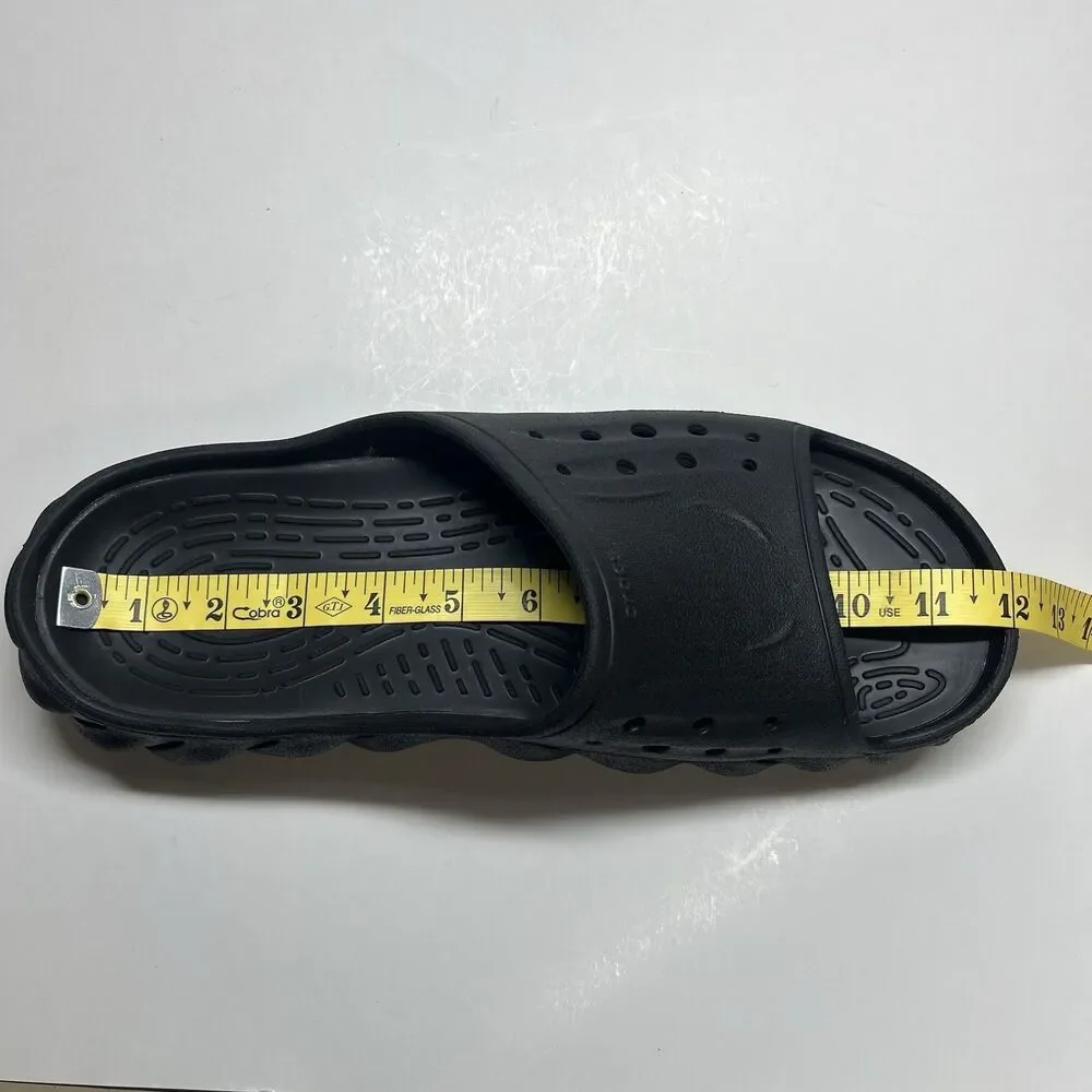 Crocs Echo Slide Sandals Mens Size 13 Black Slip-On Comfort Chunky